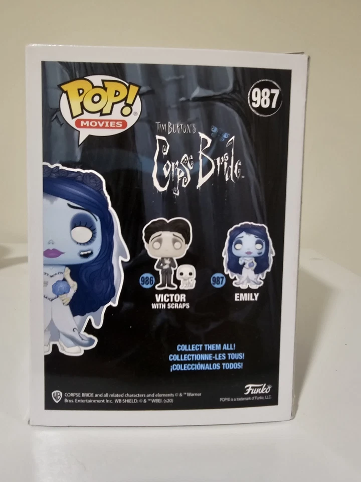 Corpse Bride - Emily Pop! Figura Vinilo #987 Foto 3 de 3