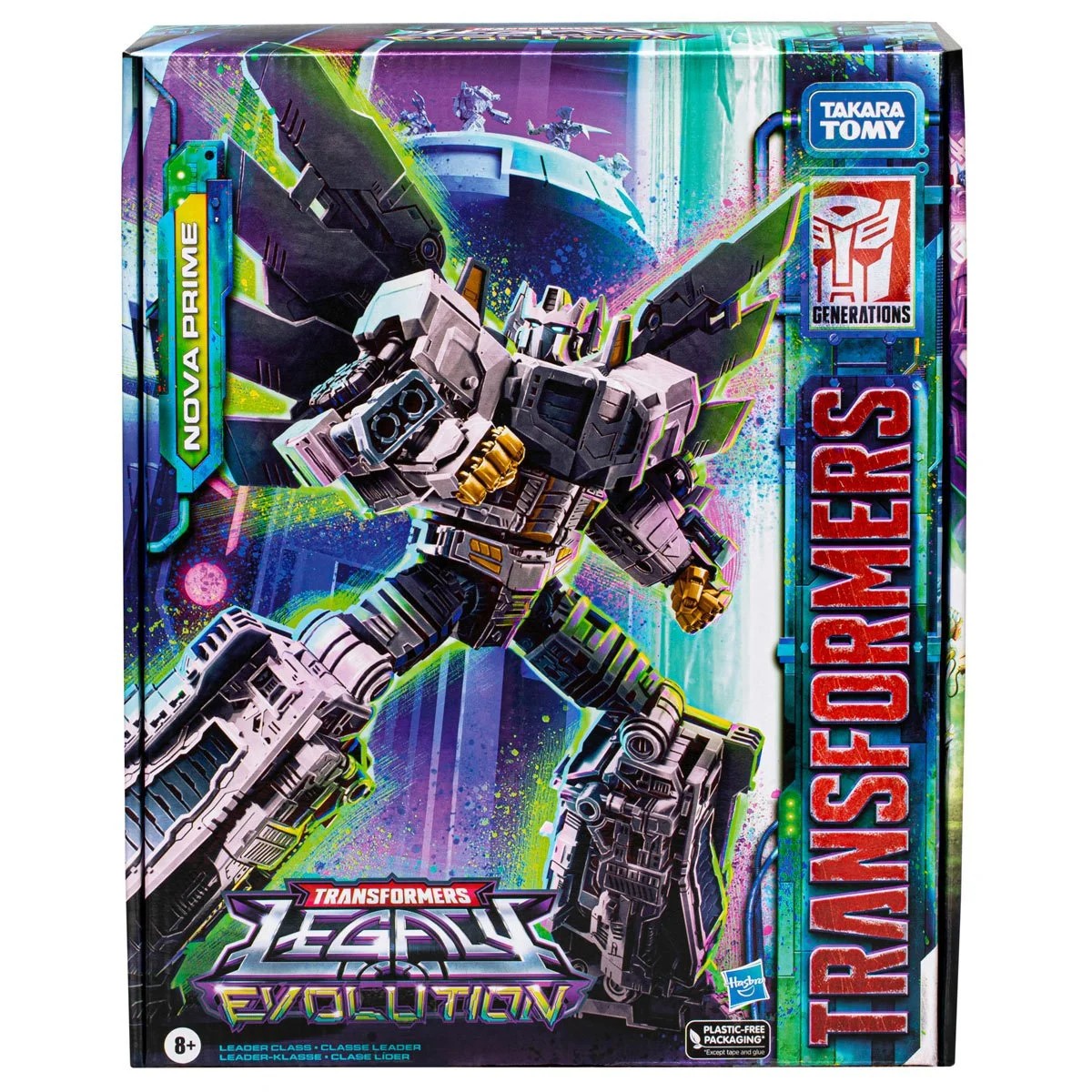Hasbro Transformers Legacy Evolution Leader Class Nova Prime Figure In Stock