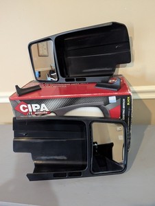 PAIR OF CIPA CUSTOM TOWING MIRRORS 2004-2014 FORD F-150/F-250 BLACK #11800 