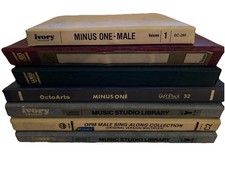 294 Songs Vtg Karaoke Cassette Tapes Lot 7 Books w Lyrics 80 s 90 s