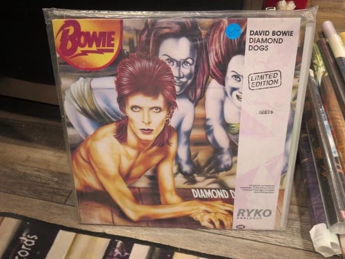 David Bowie - Diamond Dogs Limited Edition Vinyl 619 sealed Ryko  - Clear Vinyl