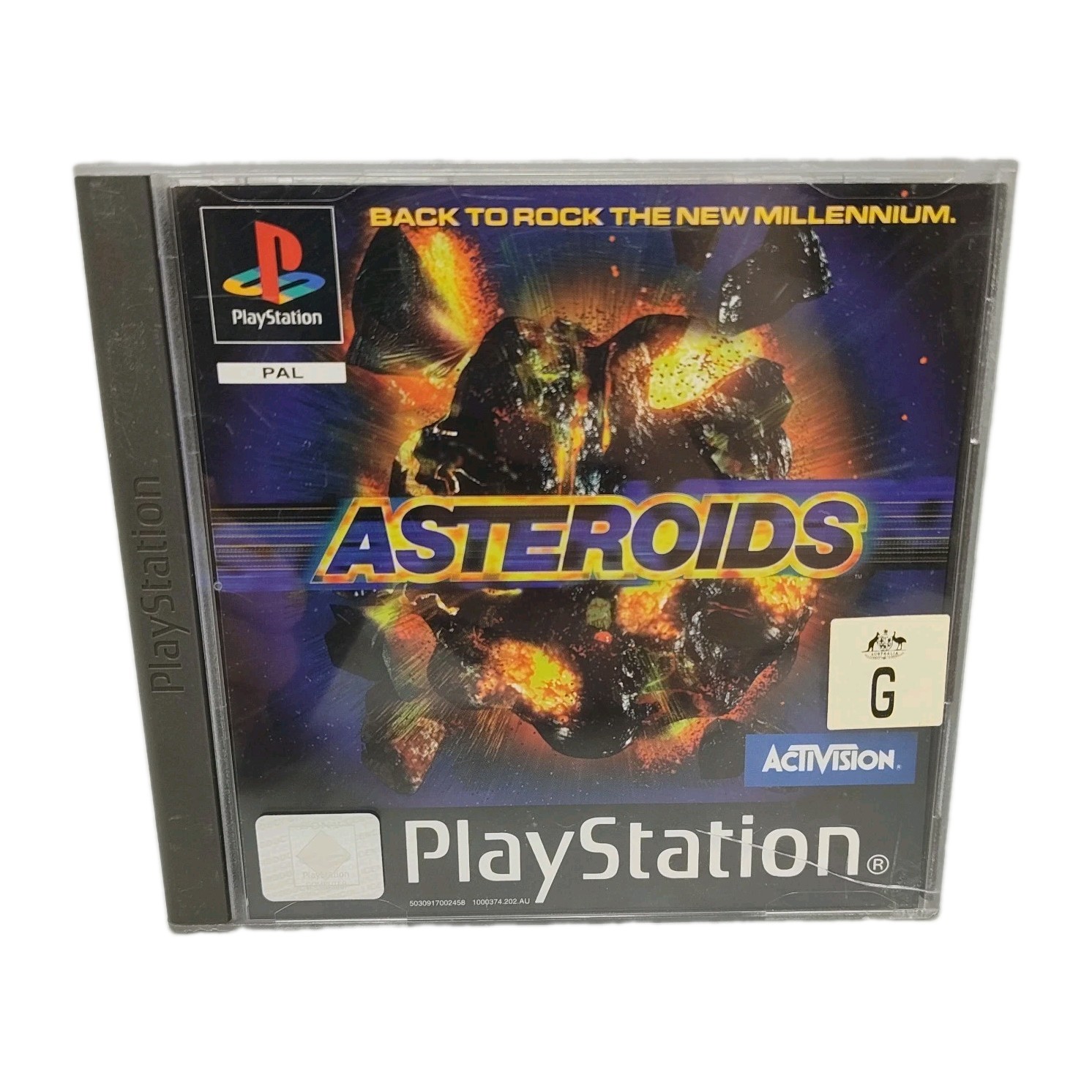 Asteroids PlayStation PS1 Game w Manual