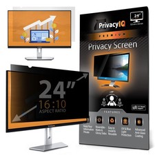 Privacy IQ 16:10 24" Inch Monitor Privacy Screen-Filter for 60 Degree Priva...