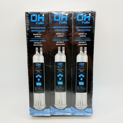 OH Fulls Refrigerator Water Filter OHRF04 Compatible 00750673 REPLFLTR20 3 Pack