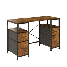 4 Drawers Computer Working Desk Laptop Table Home Office Workstation Workbench