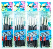 Doodlestix Lot of 4 Packs Silicone Tipped Mixed Media Tools Imagine Crafts