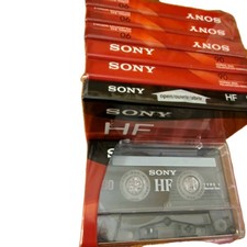 Sony HF High Fidelity Audio Cassette Tape 90 Minute Normal Bias Sealed 7 Tapes