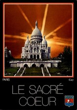 Le Sacre Coeur Paris France vintage postcard c556