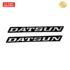 Datsun 620 Pickup Left & Right Front Fender 2- Piece Badge Emblem In Metal Die C