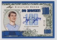 2012 Leaf Signature Series So Money! Blue 2/10 Tyler Zeller #SM-TZ2 Auto 0t3