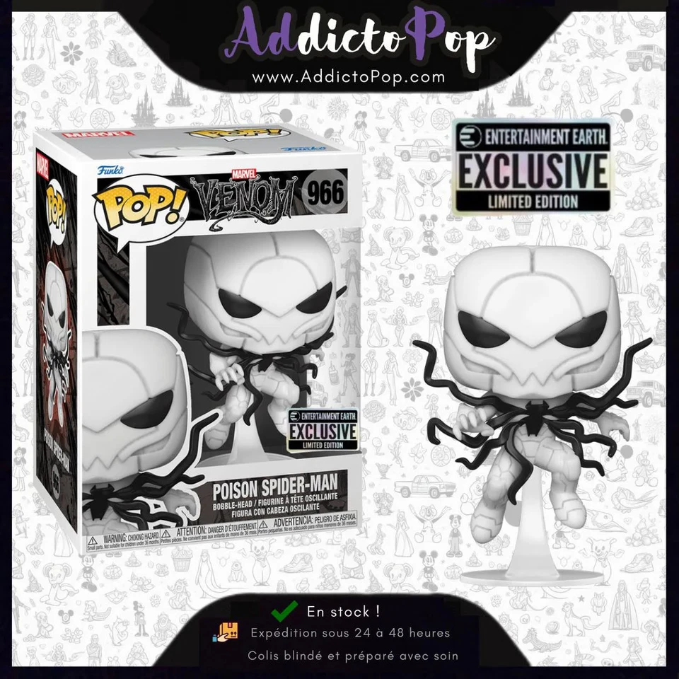 Funko Pop! MARVEL Venom [966] - Poison Spider-Man (Entertainment Earth Exclusive - Photo 1/1