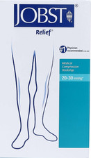 JOBST Relief 114645 - Beige, 20-30mmHg, Medium, Thigh High, Open Toe