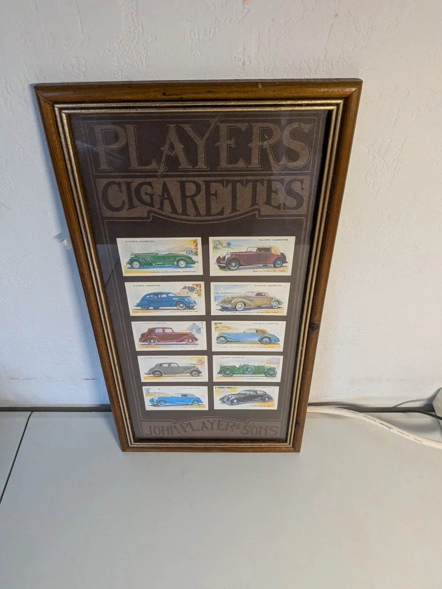 Framed Cigarette Cards for sale