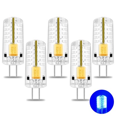 Blue G4 LED Bulb 12V Light Bulb 2W 20W Halogen Bulb Equivalent, G4 Bi-Pin Bas...