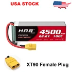 HRB 6S 4500mAh LiPo Battery XT90 22.2V for Helicopter Airplane Truck Drone Quad
