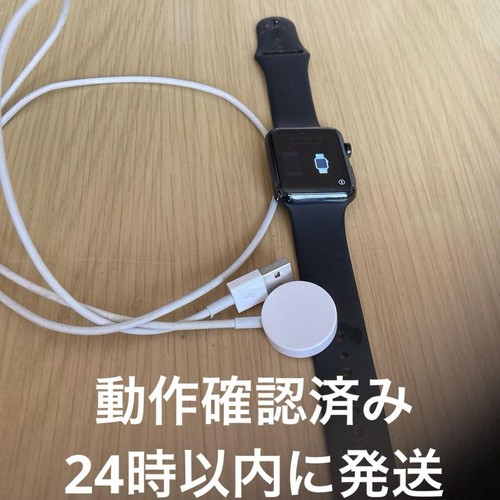 Apple Watch Series 1 SE 38mm 40mm GPS Silver Stainless Steel Hermes Model Black - 第 1/12 張圖片