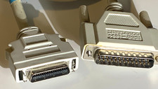 6FT DB-25 IEEE-1284 Male to Mini/Micro Centronic 36 HPCN36 Male Cable