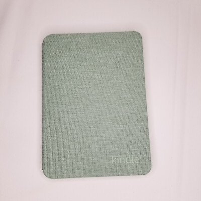 Amazon - Kindle Fabric E-Reader Case (11th Gen, 2022 release) Matcha Green