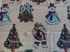 4576. Peter Pan CHRISTMAS MEMORIES Quilting COTTON FABRIC - 43-1/2" x 2-5/8 yds.