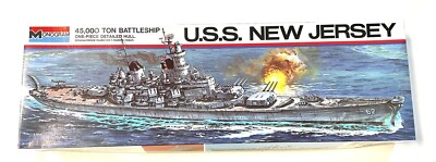 Monogram 45,000 Ton Battleship U.S.S. New Jersey 3001