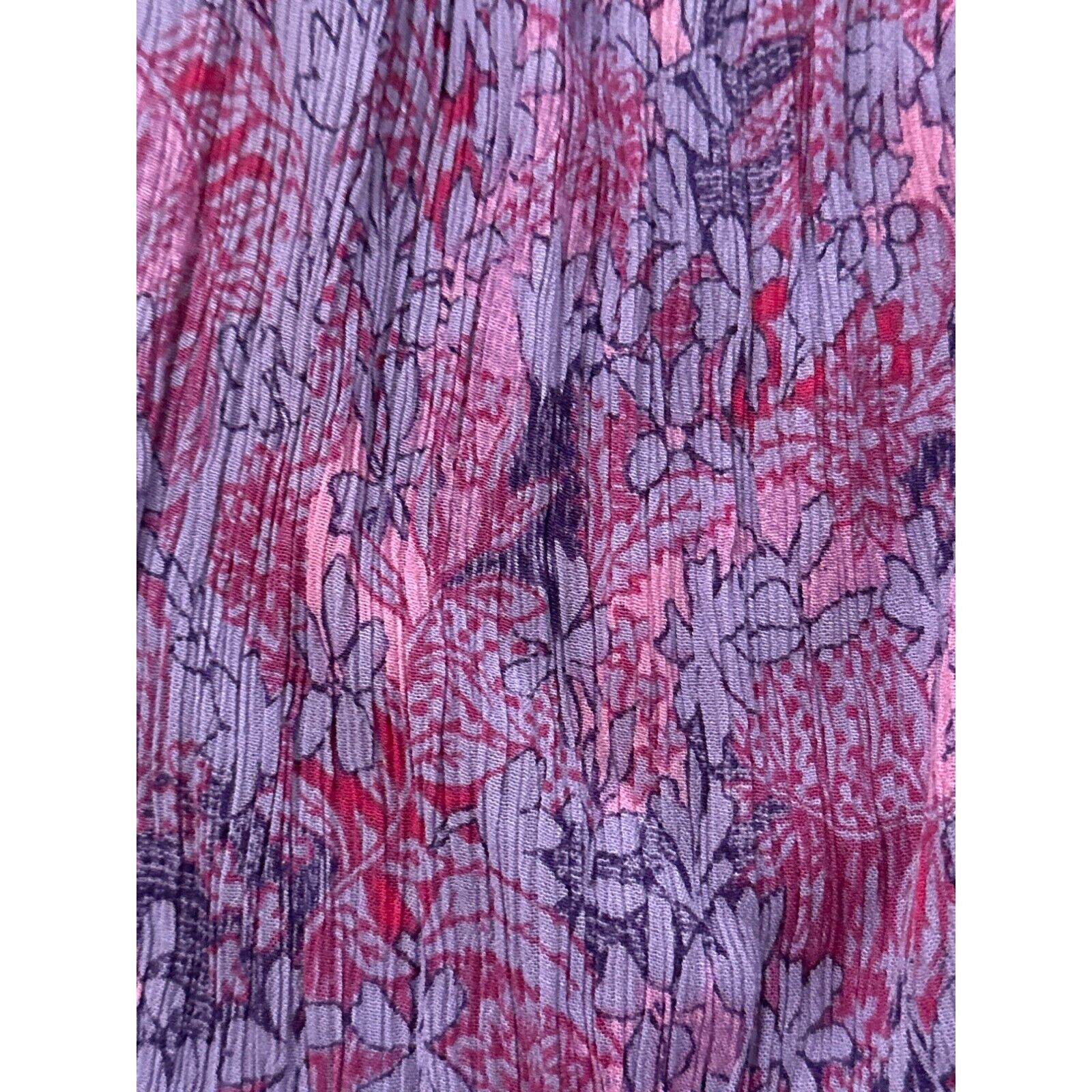 Pink Lavender White Stage WS Gauze Skirt 22w/24w … - image 2