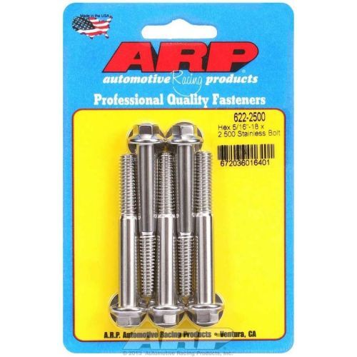 ARP 622 2500 6 Point Stainless Steel Bolt Kit 5 16 18 X 2 500 Long arp-622-2500-6-point-stainless-steel-bolt-kit-5-16-18-x-2-500-long