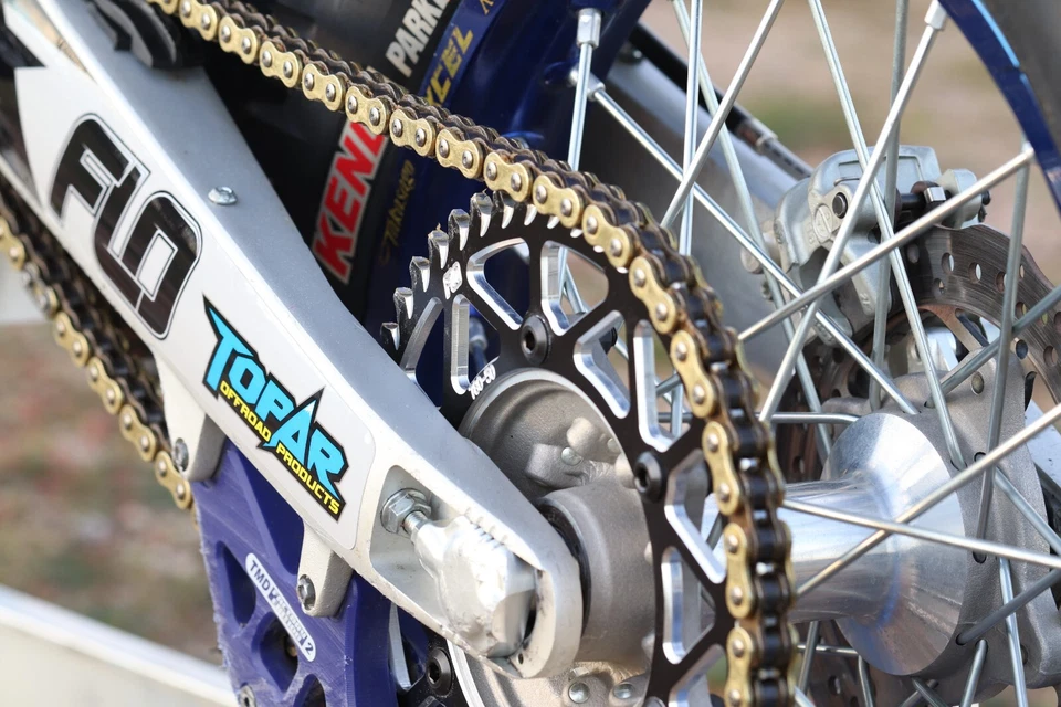 YAMAHA YZ125 YZ250 YZ250F YZ450F BLACK 50T REAR SPROCKET FLO MOTORSPORTS - Image 3 of 4