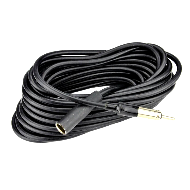 18 Foot Auto Antenna Extension Cable Male Female Car Adapter AM FM eBay