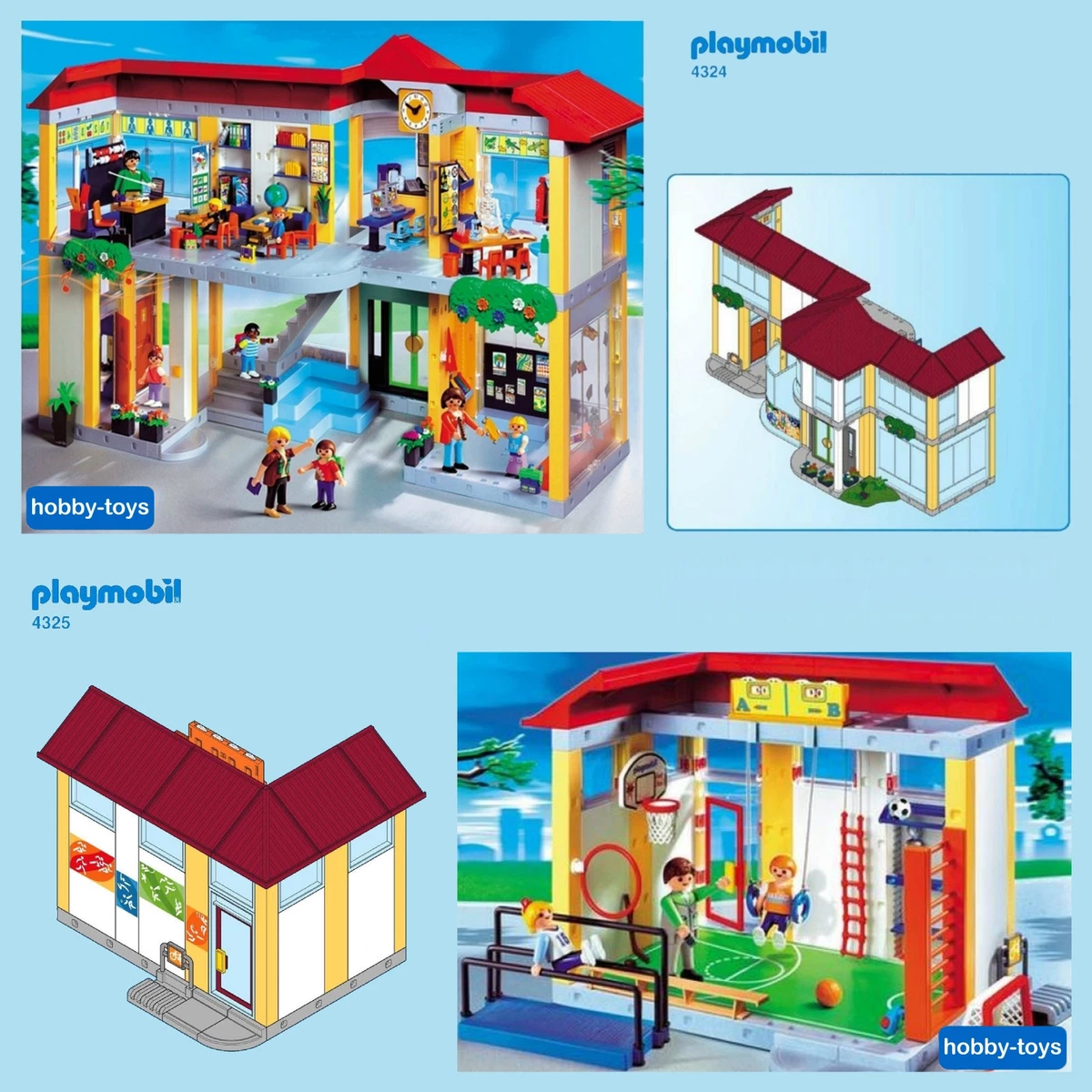 Playmobil 4324 Large School Building with Furnishing