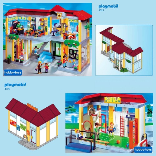 Playmobil * SCHOOL 4324 \u0026 5923 + GYM 
