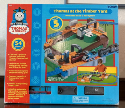Thomas at the Timber Yard Tomy 54 Piece Nib 2003 Opened Box Discontinued