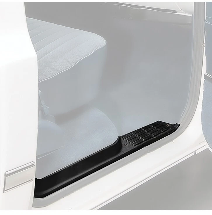 Juego de placas de umbral ABS negras OER para camionetas Chevy y GMC 1978-1986 Foto 3 de 4