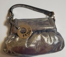 Stunning New Silver Fendi Bag Authentic 