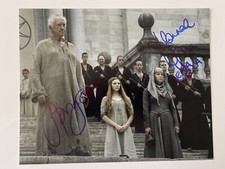 JONATHAN PRYCE & HANNAH WADDINGHAM Duo In Person Signed Autograph 20x25cm