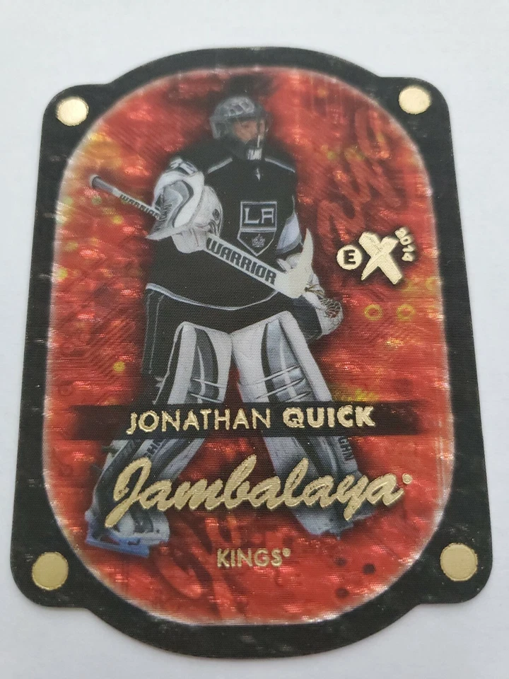 Jonathan Quick {罕见} '14-15 FLEER ULTRA 🔥JAMBALAYA🔥 SP #31/42 Kings《完好☆HOF — 第 4/4 张图片
