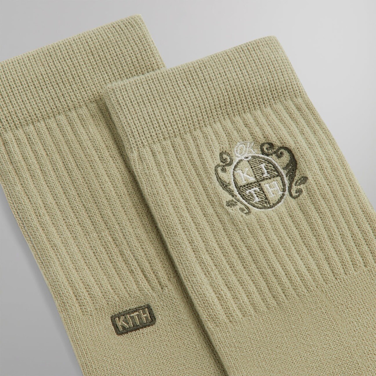 ★24SS 最新作★Kith Crest Mid Crew Socks Kith Crest Mid Crew Socks in Region SS24 One Size Brand New