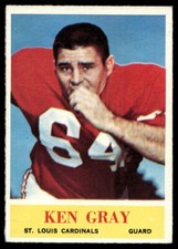 1964 Philadelphia #172 Ken Gray St. Louis Cardinals EX-EXMINT
