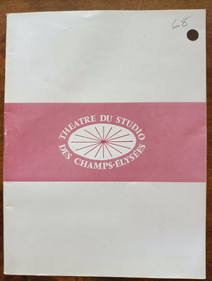 THEATRE DU STUDIO DES CHAMPS ELYSEES - LA METAMORPHOSE - Programme 1968
