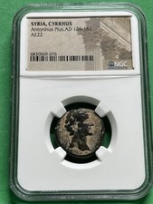SYRIA, CYRRHUS Antoninus Pius,AD 138-161 AE22 NGC