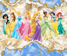 8 Princesses, Mouse Pad, Sublimated, Can Personalize, Made to Order mp211 