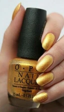 OPI Euro Centrale "OY ANOTHER POLISH JOKE!" Gold Shimmer Nail Polish Lacquer E78