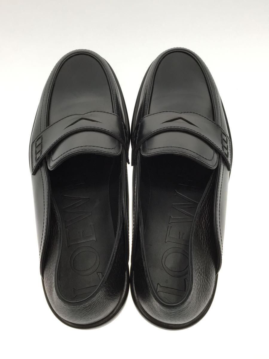 LOEWE Low Top Sneakers Calfskin Loafers 43 Black 453.18.204 Used