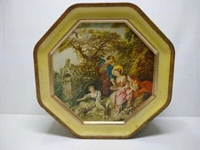 Vintage Sunshine Biscuits Decorative Tin Box Francoise Boucher French Pastoral