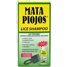 MATA PIOJOS Lice Shampoo Treatment (tratamiento para piojos y liendras) 2 oz USA