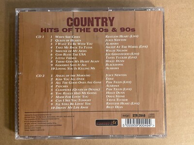 Country Hits of the 80's & 90's by Various (CD, 2016) for sale