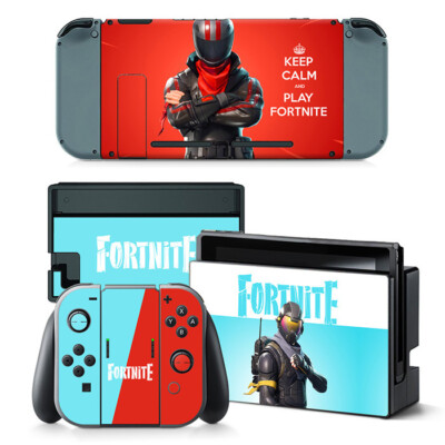 Fortnite Nintendo Switch Console Skin Decal Stickers and 1