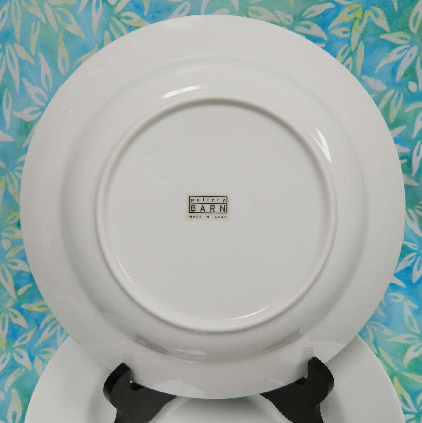 Set of 4 POTTERY BARN JAPAN WHITE 9 1/4" WIDE RIM SALAD PASTA BOWLS eBay