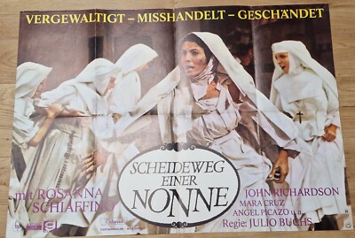 SCHEIDEWEG EINER NONNE  1 Filmplakat DIN A 1  ROSANNA SCHIAFFINI JOHN RICHARDSON