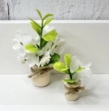 Dollhouse Miniatures Mini Dollhouse Handmade Plants For 1:12 Scale Dollhouse