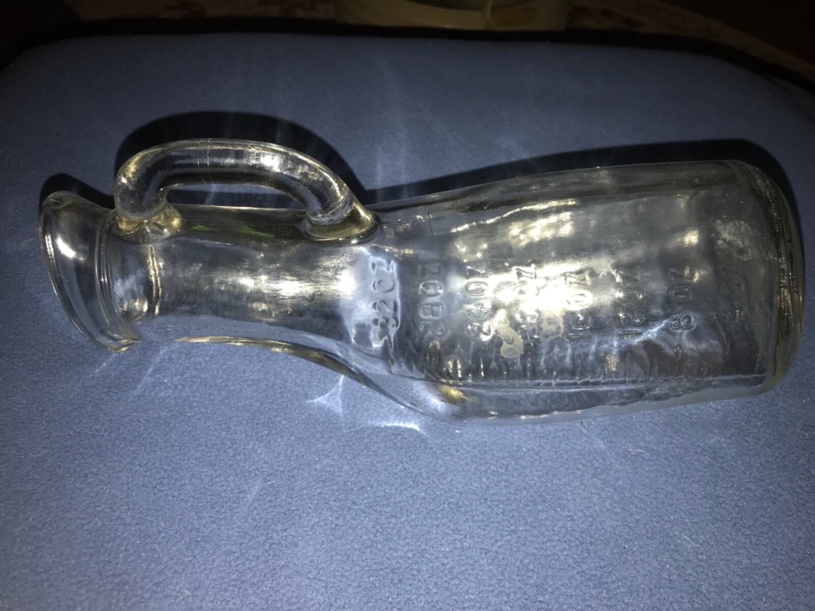 Antique Clear Glass Female Urinal Handle 32 oz eBay